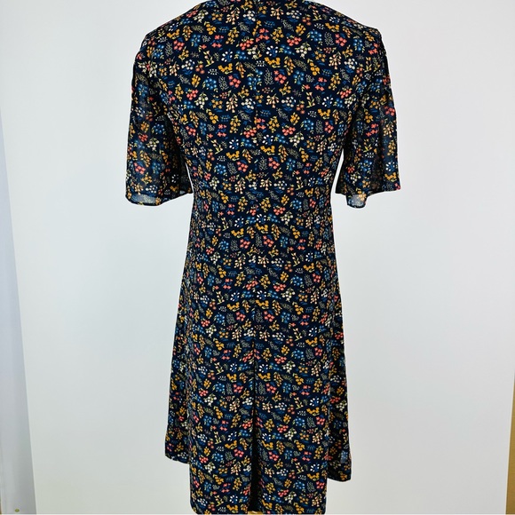Madewell Crossfront Mini Dress in Garden Party Size 2 - Picture 11 of 14